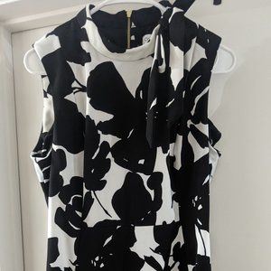 Black and White Calvin Klein Dress  |  Size 14